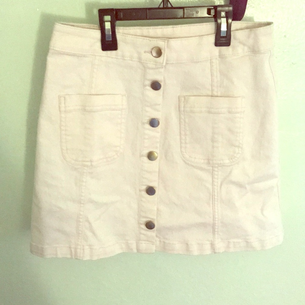 Button down skirt